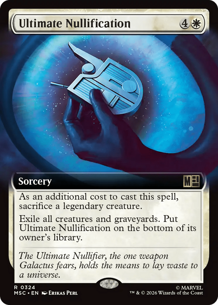 Ultimate Nullification (Extended Art) [Marvel Super Heroes Commander] MTG Single Magic: The Gathering  | Multizone: Comics And Games