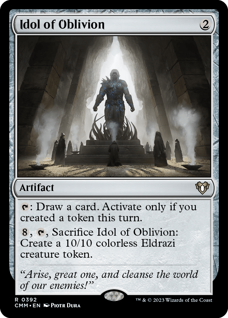 Idol of Oblivion [Commander Masters] MTG Single Magic: The Gathering  | Multizone: Comics And Games