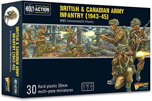 Bolt Action: British & Canadian Army Infantry (1943-45) Miniature Game Warlord Games  | Multizone: Comics And Games