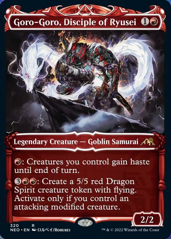 Goro-Goro, Disciple of Ryusei (Showcase Samurai) [Kamigawa: Neon Dynasty] MTG Single Magic: The Gathering  | Multizone: Comics And Games