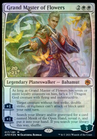 Grand Master of Flowers [Dungeons & Dragons: Adventures in the Forgotten Realms Prerelease Promos] MTG Single Magic: The Gathering  | Multizone: Comics And Games