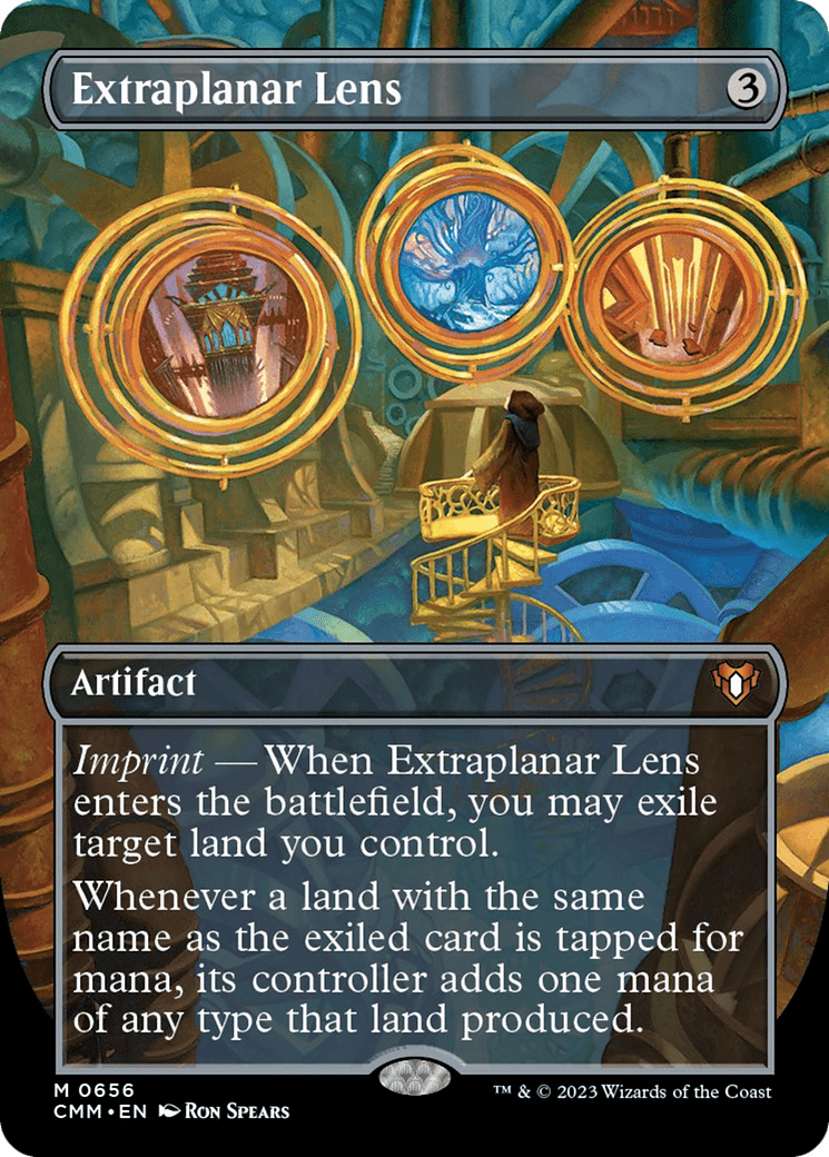 Extraplanar Lens (Borderless Alternate Art) [Commander Masters] MTG Single Magic: The Gathering  | Multizone: Comics And Games