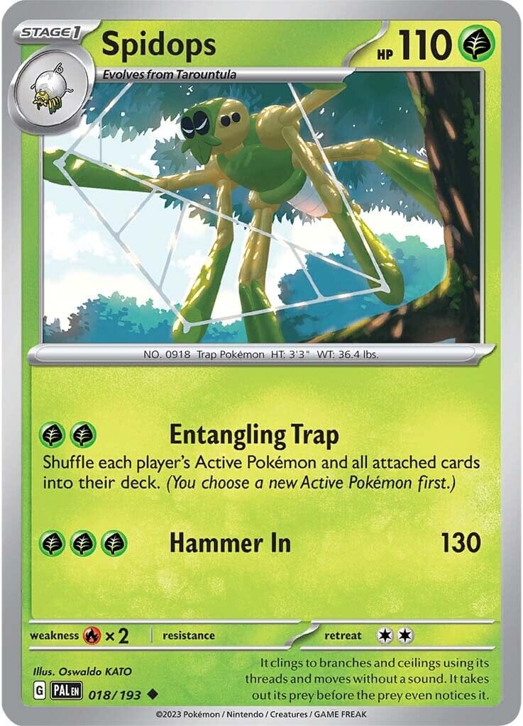 Spidops (018/193) [Scarlet & Violet: Paldea Evolved] Pokemon Single Pokémon  | Multizone: Comics And Games