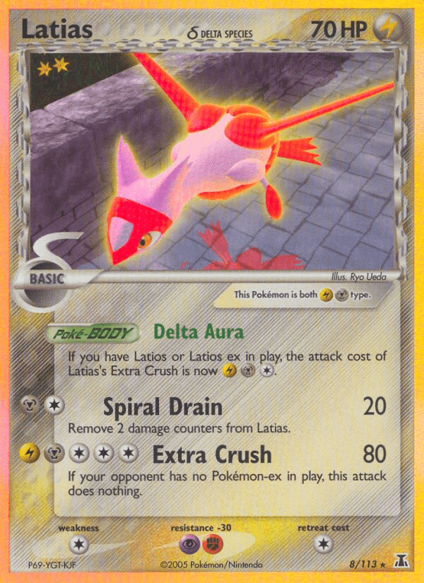Latias (8/113) (Delta Species) [EX: Delta Species] Pokemon Single Pokémon  | Multizone: Comics And Games