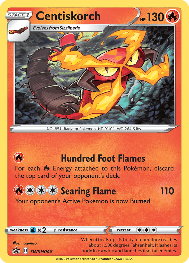 Centiskorch (SWSH048) [Sword & Shield: Black Star Promos] Pokemon Single Pokémon  | Multizone: Comics And Games