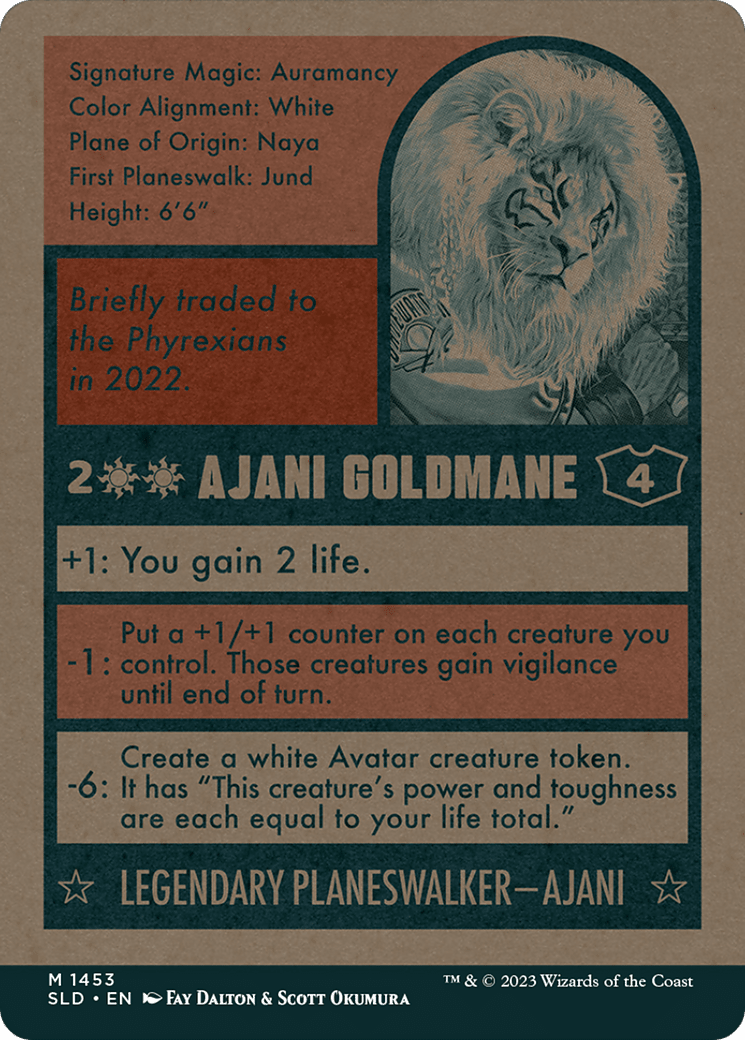 Ajani Goldmane [Secret Lair Drop Series] MTG Single Magic: The Gathering  | Multizone: Comics And Games