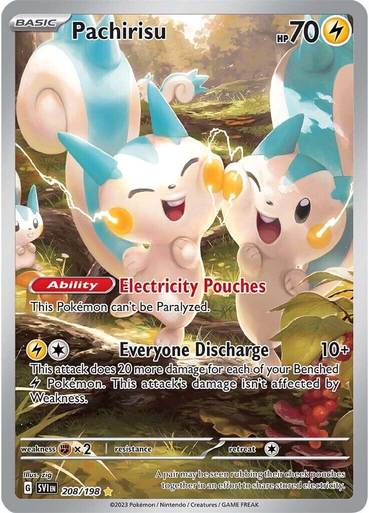 Pachirisu (208/198) [Scarlet & Violet: Base Set] Pokemon Single Pokémon  | Multizone: Comics And Games