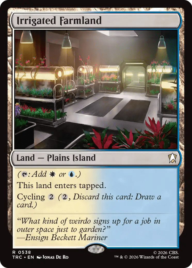 Irrigated Farmland [Star Trek Commander] MTG Single Magic: The Gathering  | Multizone: Comics And Games