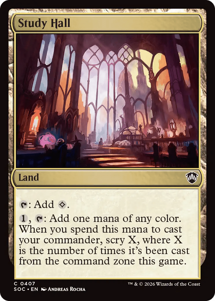 Study Hall [Secrets of Strixhaven Commander] MTG Single Magic: The Gathering  | Multizone: Comics And Games