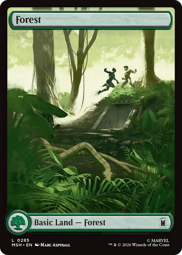 Forest (0285) [Marvel Super Heroes] MTG Single Magic: The Gathering  | Multizone: Comics And Games