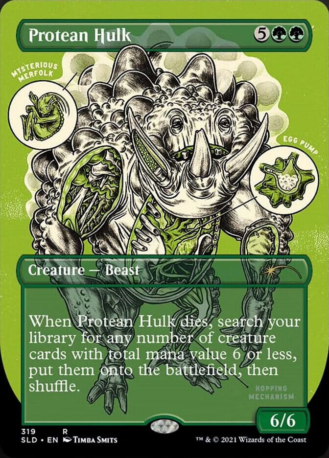 Protean Hulk (Borderless Foil Etched) [Secret Lair Drop Series] MTG Single Magic: The Gathering  | Multizone: Comics And Games