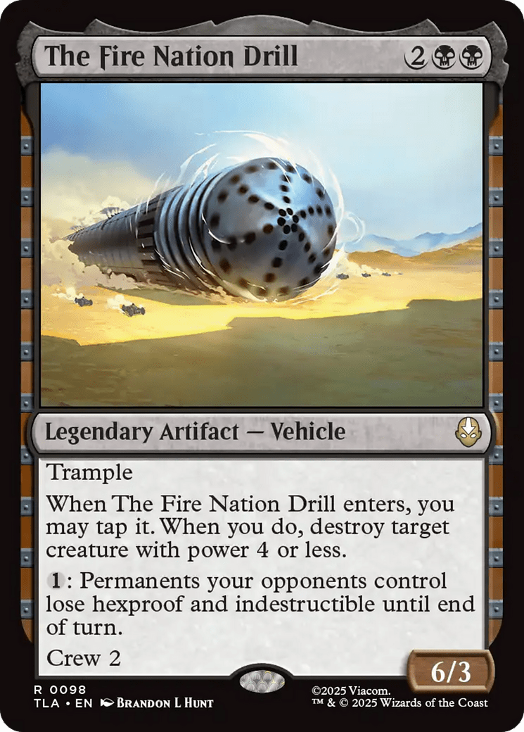 The Fire Nation Drill [Avatar: The Last Airbender] MTG Single Magic: The Gathering  | Multizone: Comics And Games