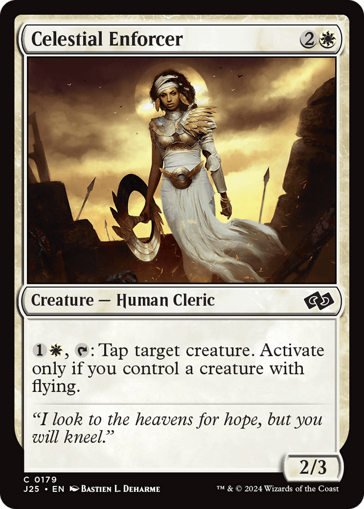 Celestial Enforcer [Foundations Jumpstart] MTG Single Magic: The Gathering  | Multizone: Comics And Games
