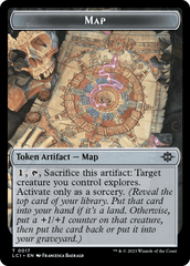 Pawpatch Recruit // Map Double-Sided Token [Bloomburrow Tokens] MTG Single Magic: The Gathering  | Multizone: Comics And Games