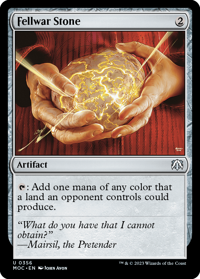 Fellwar Stone [March of the Machine Commander] MTG Single Magic: The Gathering  | Multizone: Comics And Games