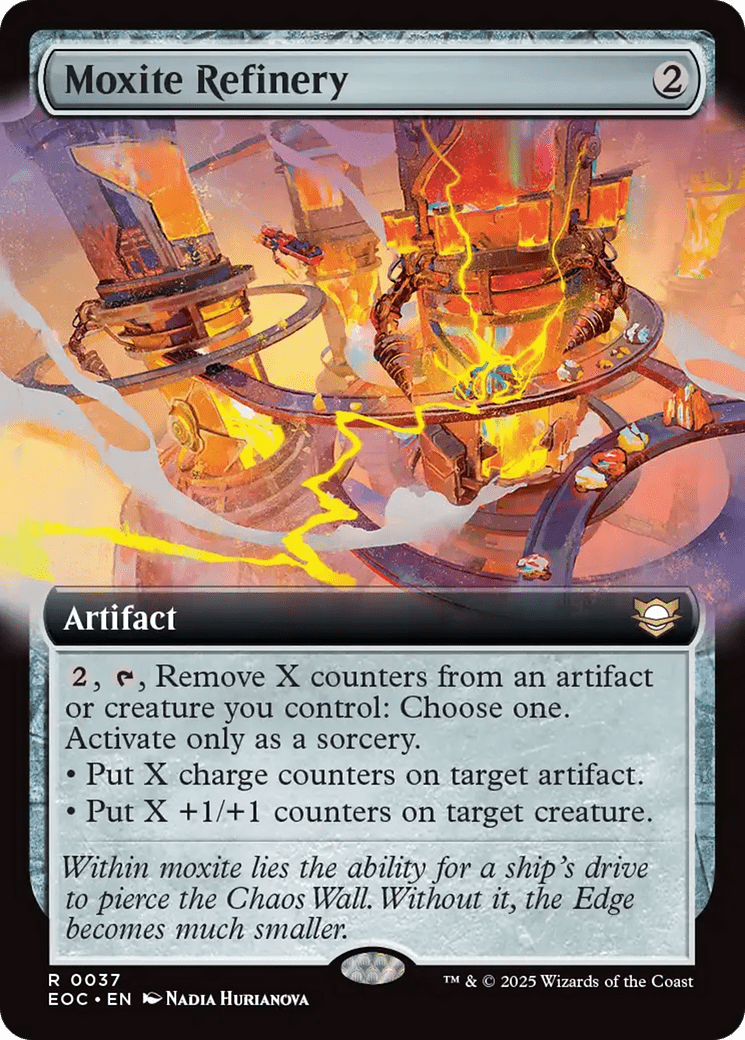 Moxite Refinery (Extended Art) [Edge of Eternities Commander] MTG Single Magic: The Gathering  | Multizone: Comics And Games