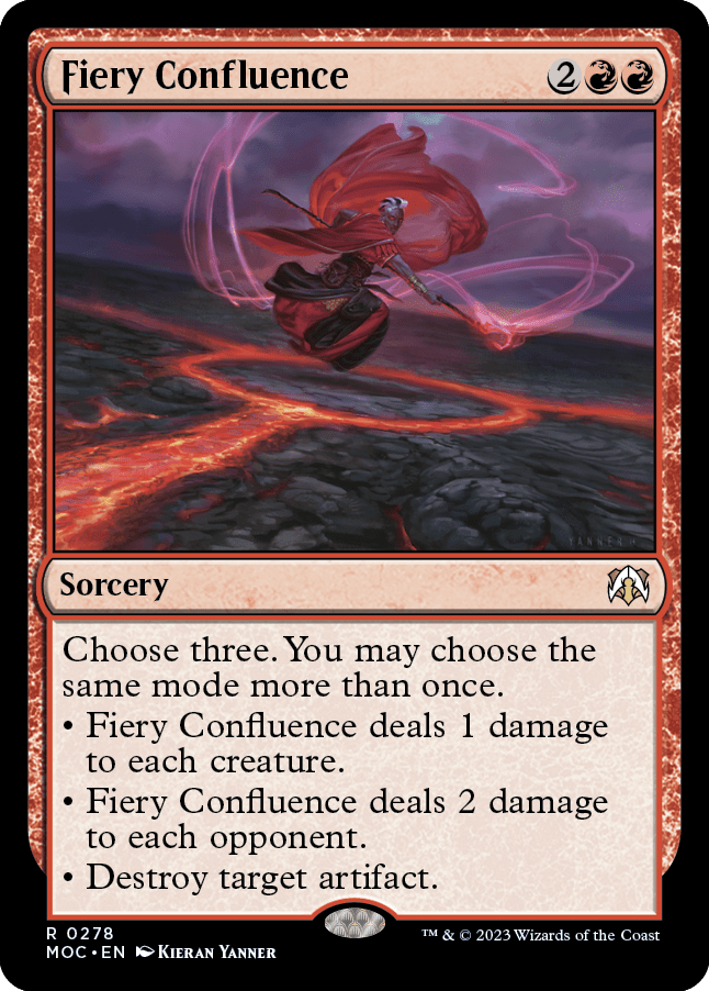Fiery Confluence [March of the Machine Commander] MTG Single Magic: The Gathering  | Multizone: Comics And Games