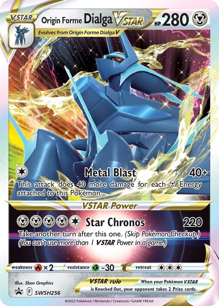Origin Forme Dialga VSTAR (SWSH256) (Jumbo Card) [Sword & Shield: Black Star Promos] Pokemon Single Pokémon  | Multizone: Comics And Games