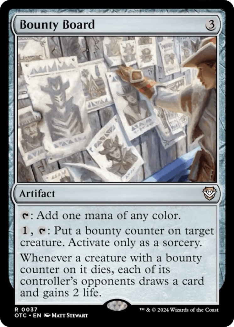 Bounty Board [Outlaws of Thunder Junction Commander] MTG Single Magic: The Gathering  | Multizone: Comics And Games