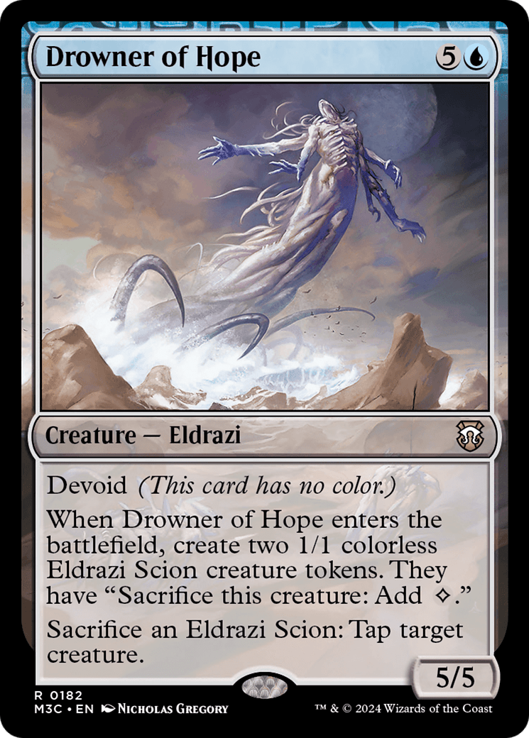Drowner of Hope (Ripple Foil) [Modern Horizons 3 Commander] MTG Single Magic: The Gathering  | Multizone: Comics And Games