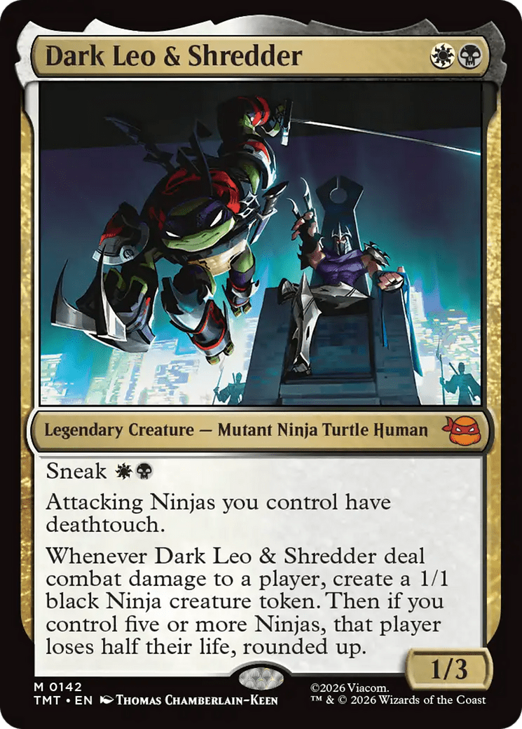 Dark Leo & Shredder [Teenage Mutant Ninja Turtles] MTG Single Magic: The Gathering  | Multizone: Comics And Games