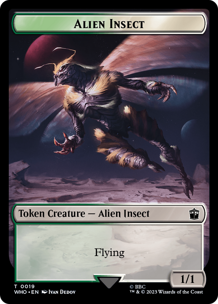 Alien Insect Token [Doctor Who Tokens] | Multizone: Comics And Games