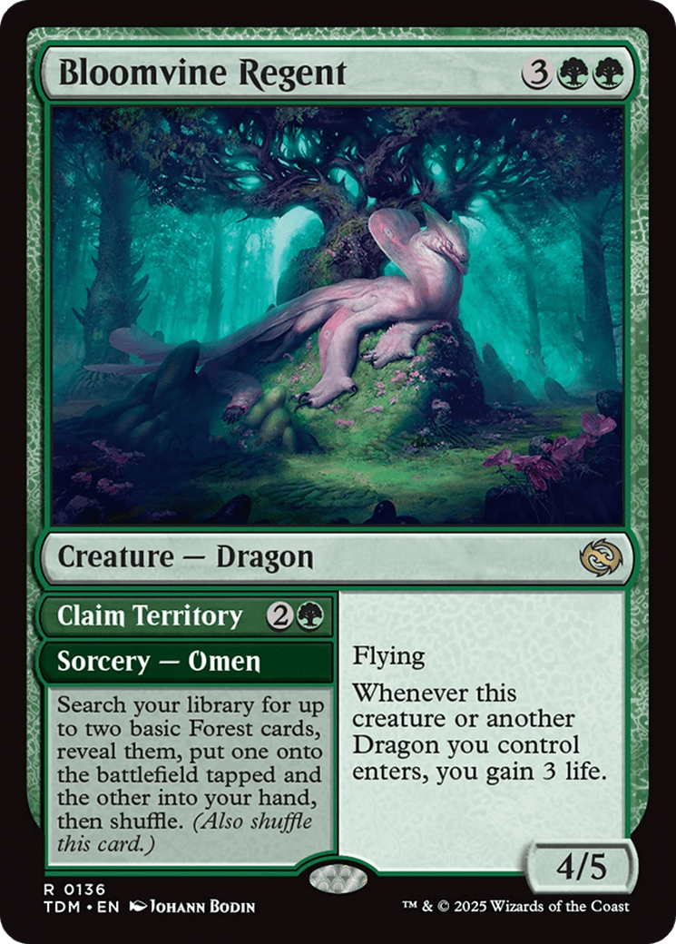 Bloomvine Regent [Tarkir: Dragonstorm] MTG Single Magic: The Gathering  | Multizone: Comics And Games