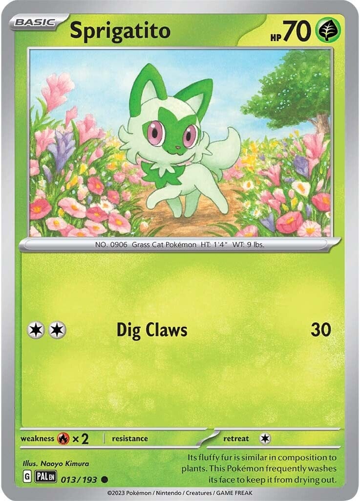 Sprigatito (013/193) [Scarlet & Violet: Paldea Evolved] Pokemon Single Pokémon  | Multizone: Comics And Games