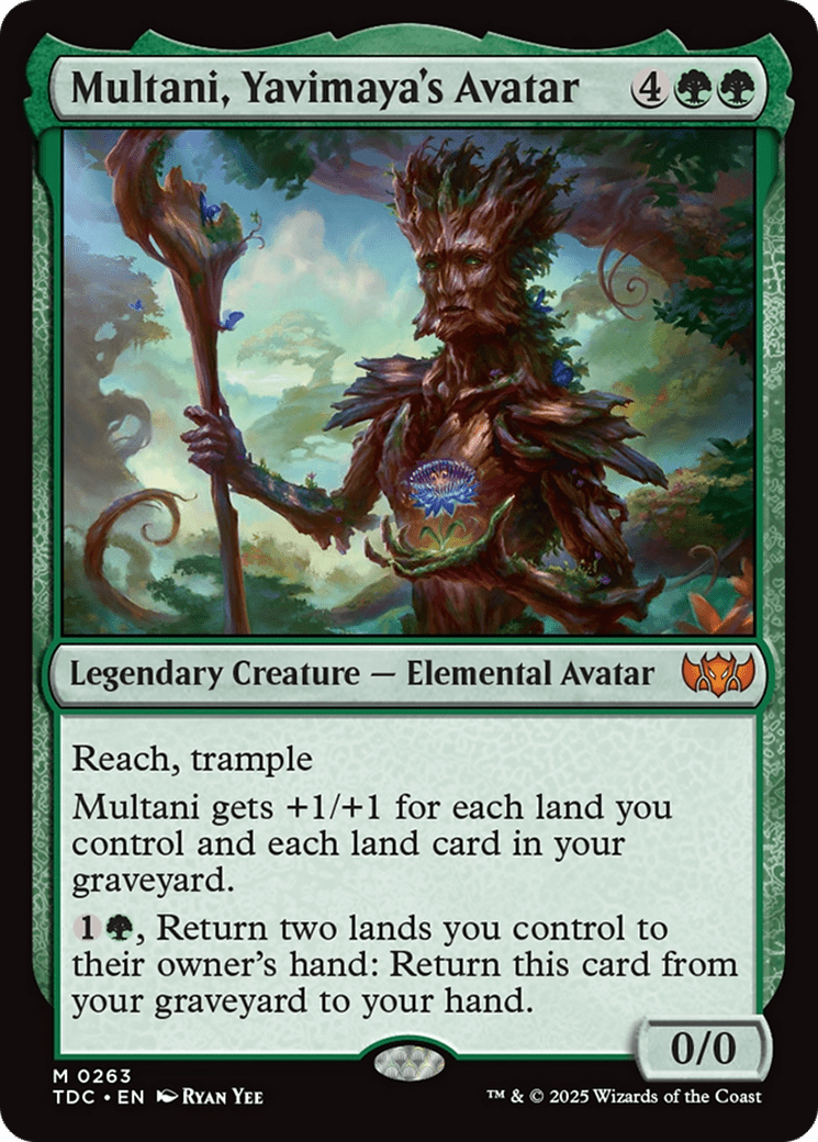 Multani, Yavimaya's Avatar [Tarkir: Dragonstorm Commander] MTG Single Magic: The Gathering  | Multizone: Comics And Games