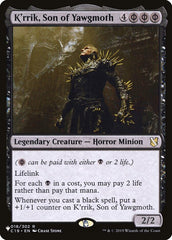 K'rrik, Son of Yawgmoth [The List] MTG Single Magic: The Gathering  | Multizone: Comics And Games