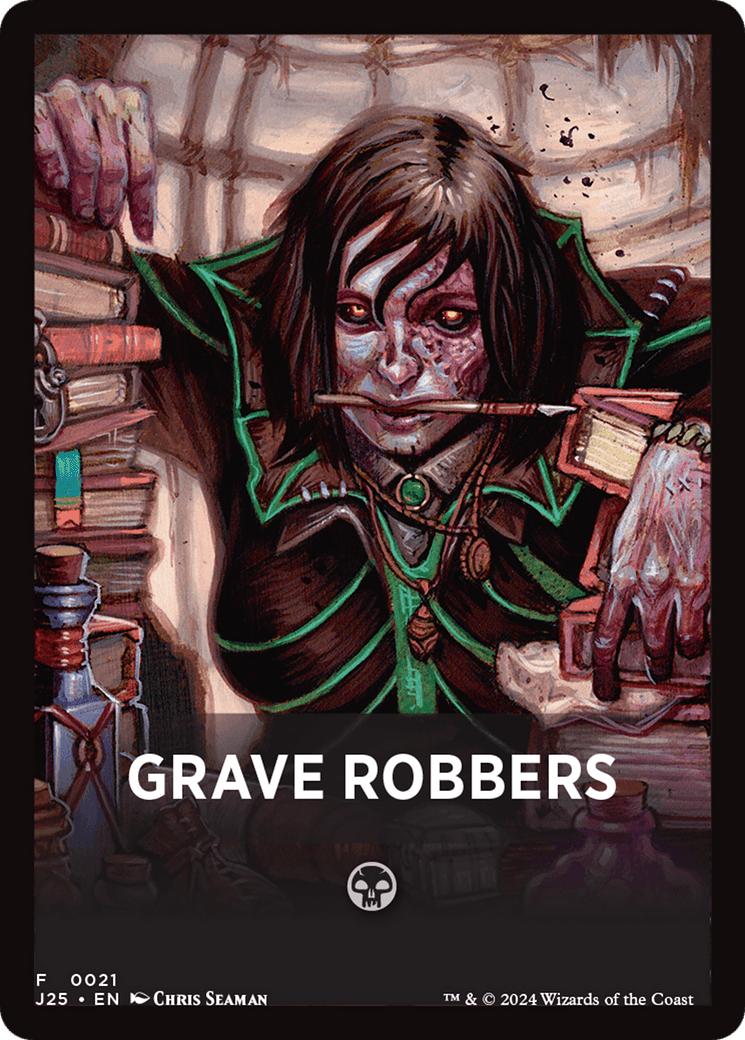 Grave Robbers Theme Card [Foundations Jumpstart Front Cards] MTG Single Magic: The Gathering  | Multizone: Comics And Games