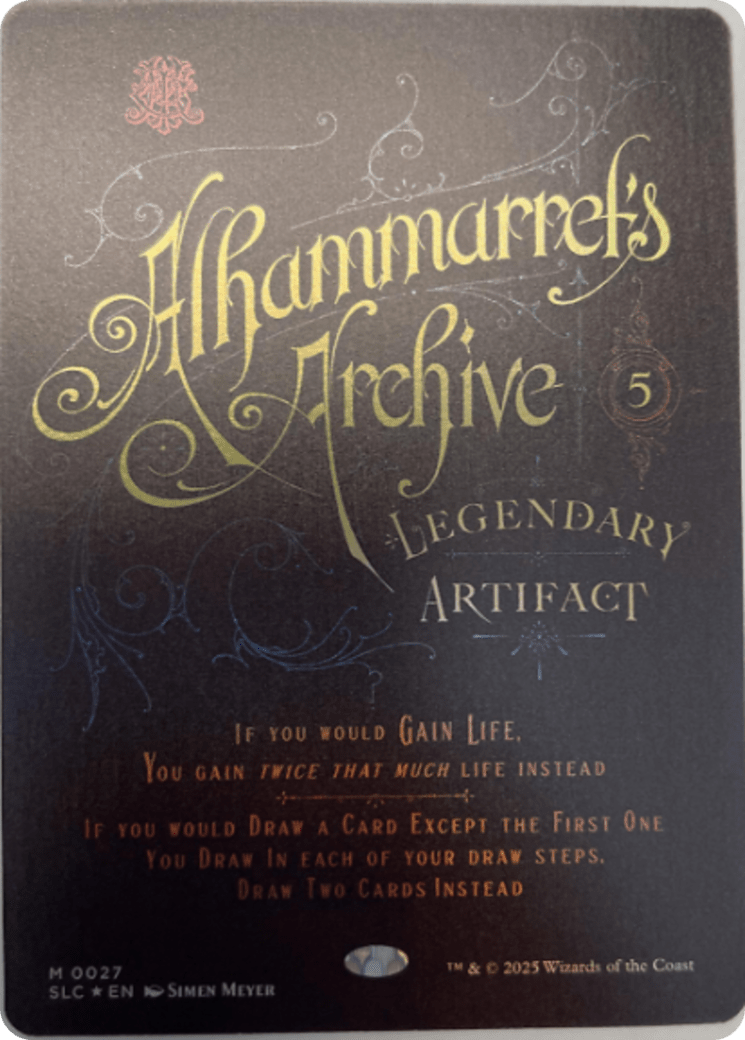 Alhammarret's Archive [Secret Lair Countdown Kit] MTG Single Magic: The Gathering  | Multizone: Comics And Games