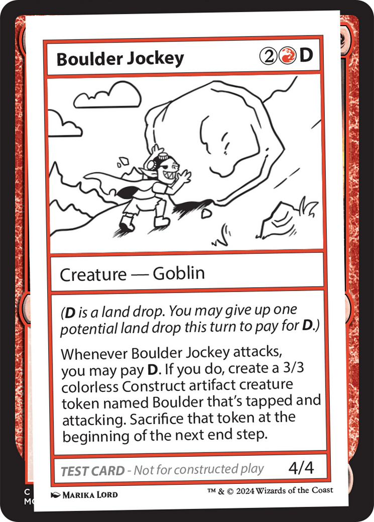 Boulder Jockey [Mystery Booster 2 Playtest Cards] MTG Single Magic: The Gathering  | Multizone: Comics And Games