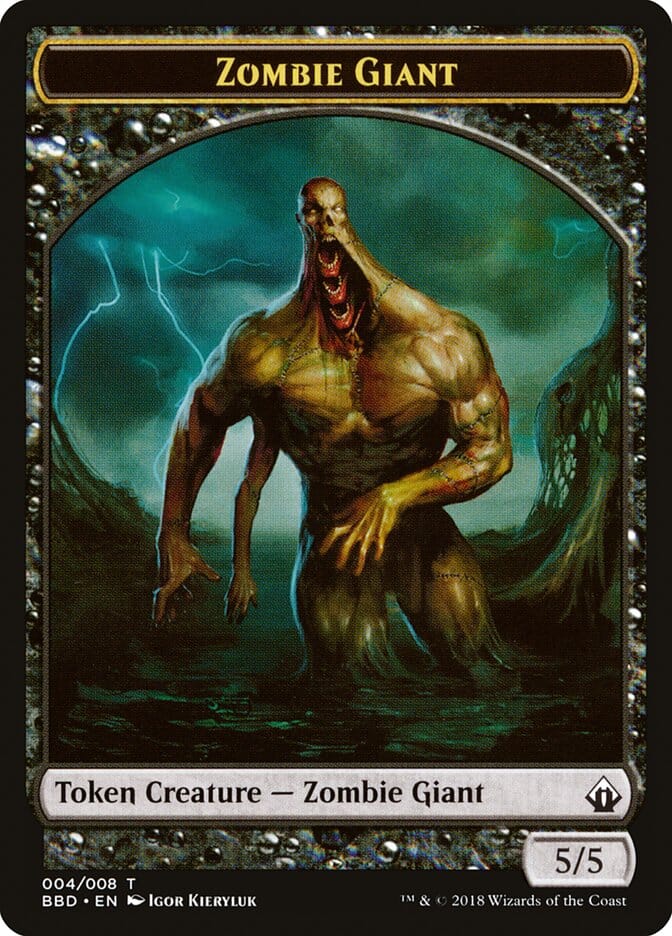 Zombie Giant Token [Battlebond Tokens] MTG Single Magic: The Gathering  | Multizone: Comics And Games
