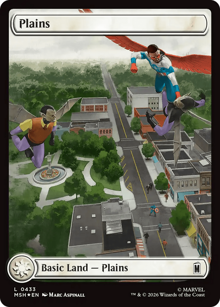 Plains (0433) (Surge Foil) [Marvel Super Heroes] | Multizone: Comics And Games