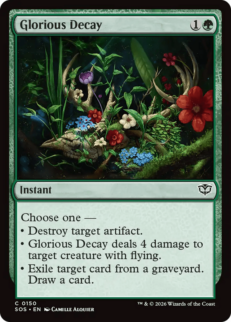Glorious Decay [Secrets of Strixhaven] MTG Single Magic: The Gathering  | Multizone: Comics And Games