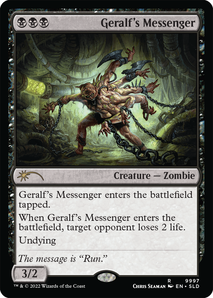 Geralf's Messenger [Secret Lair Drop Series] MTG Single Magic: The Gathering  | Multizone: Comics And Games