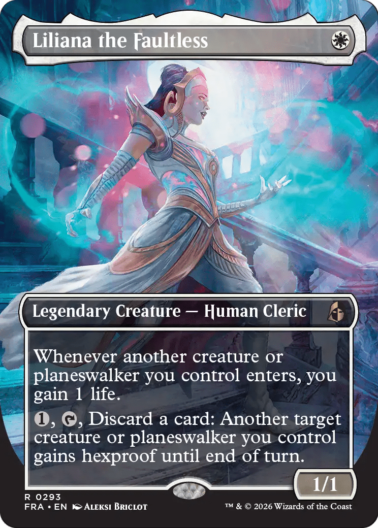 Liliana the Faultless (Borderless) [Reality Fracture] MTG Single Magic: The Gathering  | Multizone: Comics And Games