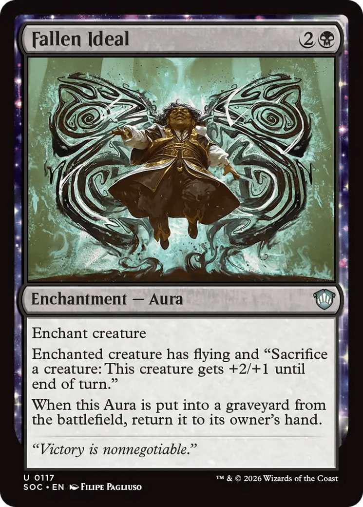 Fallen Ideal [Secrets of Strixhaven Commander] MTG Single Magic: The Gathering  | Multizone: Comics And Games