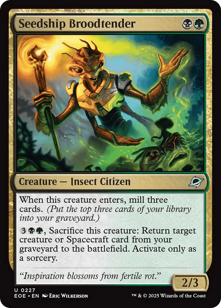 Seedship Broodtender [Edge of Eternities] MTG Single Magic: The Gathering  | Multizone: Comics And Games