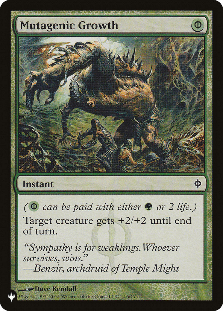 Mutagenic Growth [The List] MTG Single Magic: The Gathering  | Multizone: Comics And Games