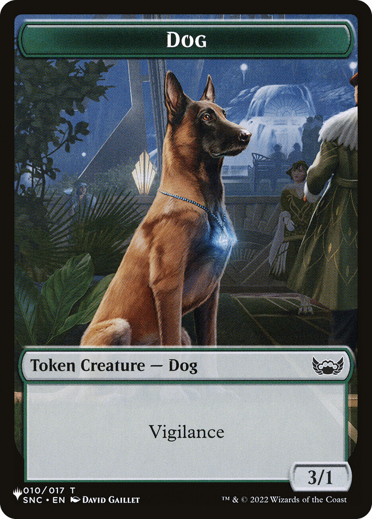 Shapeshifter // Dog Double-Sided Token [The List] MTG Single Magic: The Gathering  | Multizone: Comics And Games