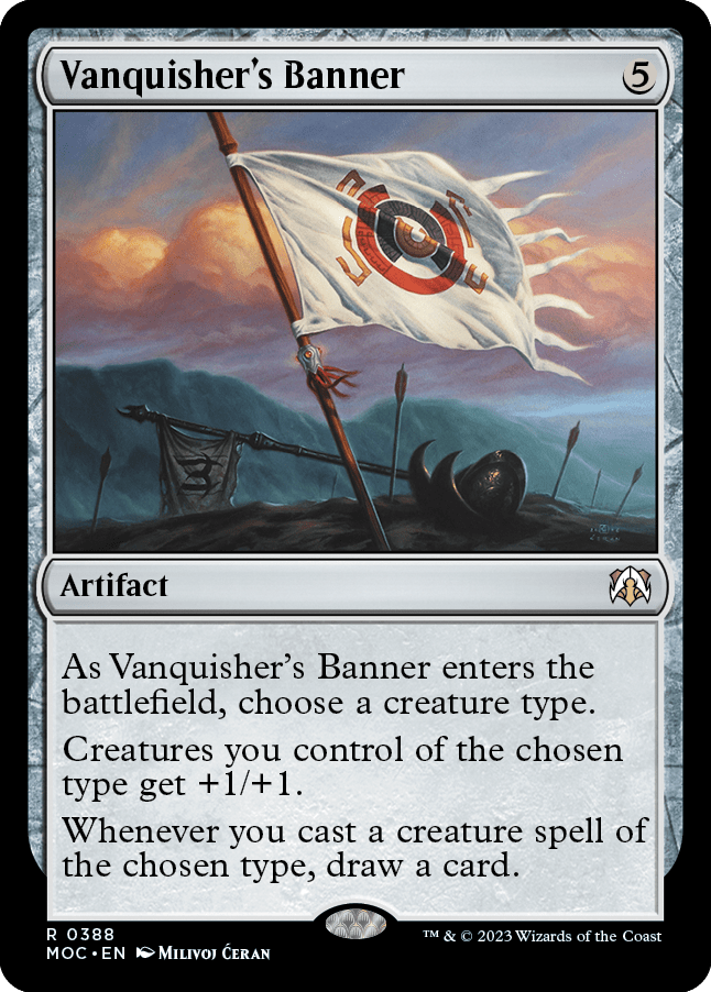 Vanquisher's Banner [March of the Machine Commander] MTG Single Magic: The Gathering  | Multizone: Comics And Games