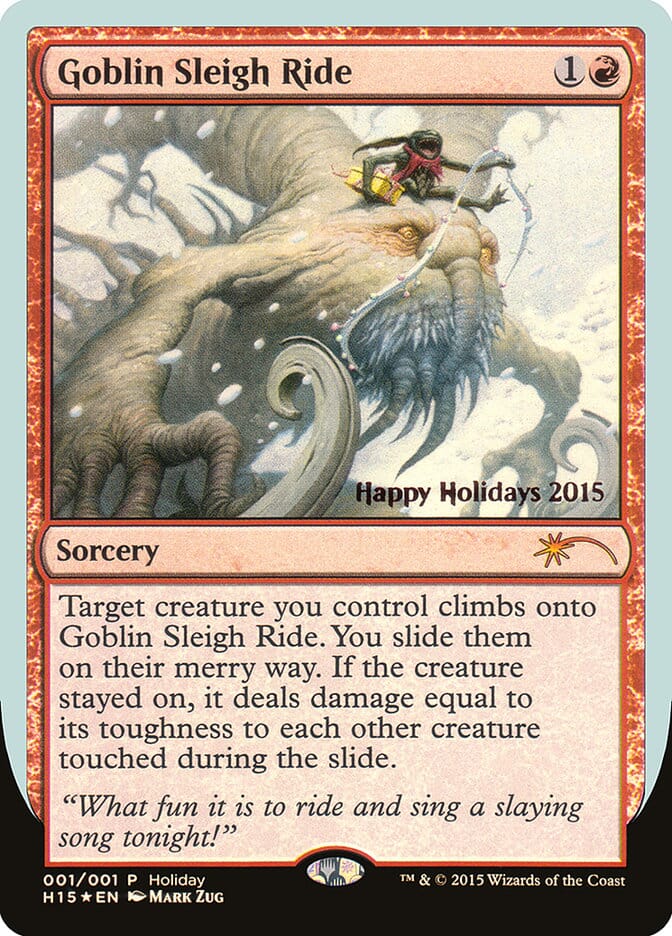 Goblin Sleigh Ride [Happy Holidays] MTG Single Magic: The Gathering  | Multizone: Comics And Games