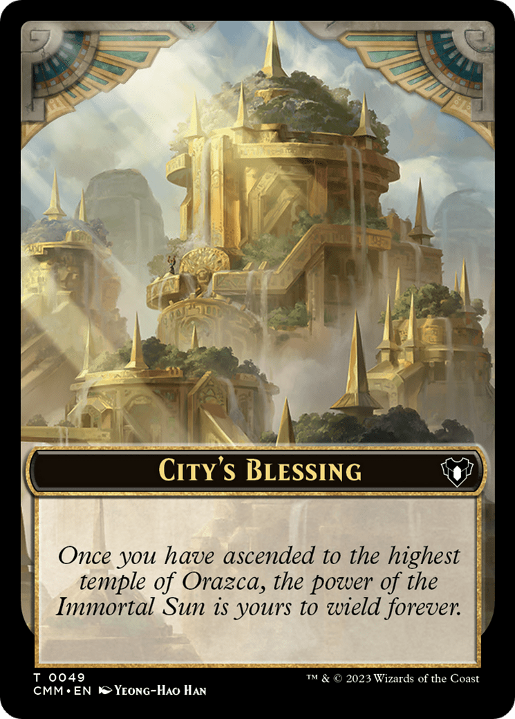 City's Blessing // Construct (41) Double-Sided Token [Commander Masters Tokens] MTG Single Magic: The Gathering  | Multizone: Comics And Games