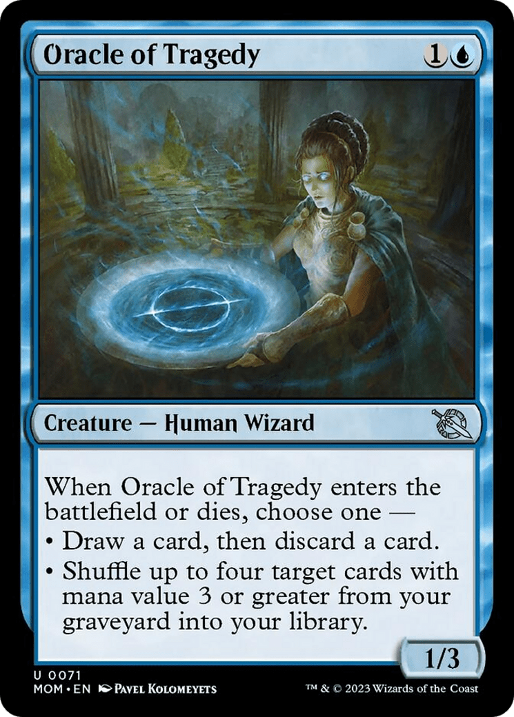 Oracle of Tragedy [March of the Machine] MTG Single Magic: The Gathering  | Multizone: Comics And Games