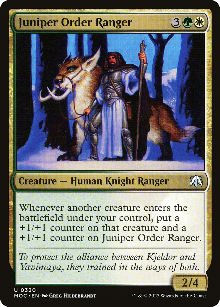 Juniper Order Ranger [March of the Machine Commander] | Multizone: Comics And Games