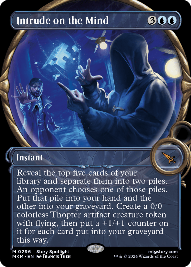 Intrude on the Mind (Showcase) [Murders at Karlov Manor] MTG Single Magic: The Gathering  | Multizone: Comics And Games