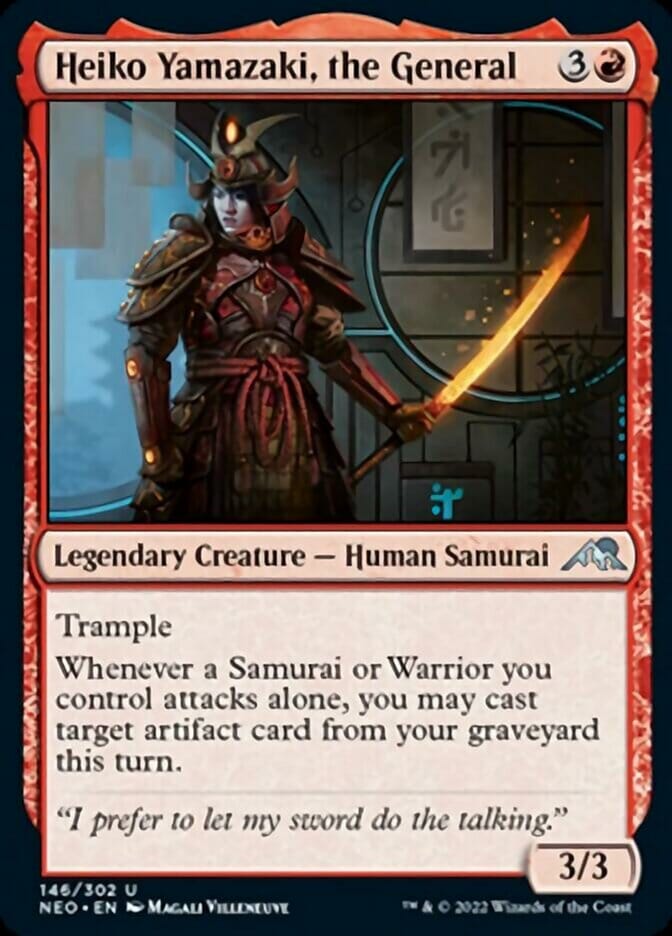 Heiko Yamazaki, the General [Kamigawa: Neon Dynasty] MTG Single Magic: The Gathering  | Multizone: Comics And Games