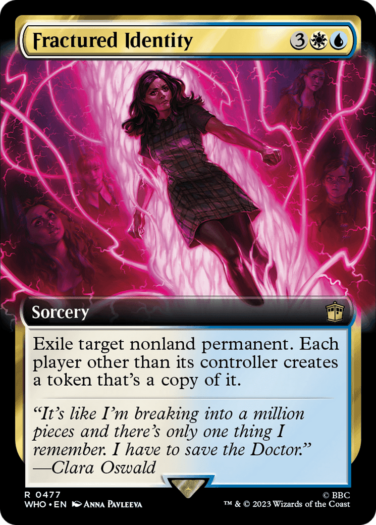 Fractured Identity (Extended Art) [Doctor Who] MTG Single Magic: The Gathering  | Multizone: Comics And Games